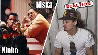 NINHO amp NISKA  COLLABO FRENCH REACTION 🔥🇫🇷 [upl. by Selemas288]