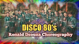 Disco 80sBollywood Dance 80sDance CoverMumbai Dazzlers JrRonald Dsouza [upl. by Nilac]