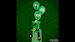 Crafting Luck Tutorial for Leprechaun Hat Balloon Decor for St Patricks Day [upl. by Anyak]