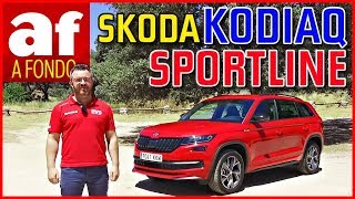 Škoda Kodiaq Sportline  Review y prueba a fondo [upl. by Gabey]