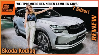 Skoda Kodiaq im Test 2024 Weltpremiere des NEUEN Familien SUV Review  7Sitzer  Sportline  RS [upl. by Westbrook]