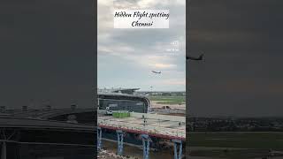 Chennai Hidden Flight Spotting chennai travel flight airport india south nayan viralshorts [upl. by Lily]