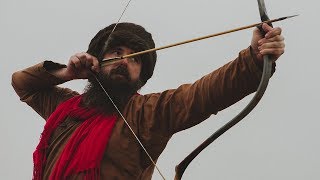 Firing Arrows Like a Mongolian Warrior [upl. by Sitof]