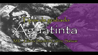 Tipos de grabados  Aguatinta [upl. by Hulda]