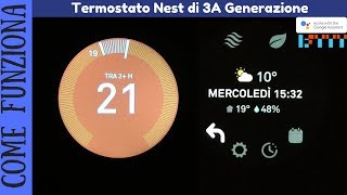 TUTORIAL ITA  Come si usa il termostato NEST di 3A generazione [upl. by Ainegul]