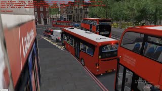 Omsi 2 tour 1822 London bus 255 partial Streatham Hill Station  Streatham CommonGreyhound Lane [upl. by Laban]