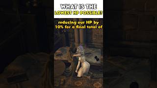 How LOW Can Your HP and VIGOR Be eldenringshadowoftheerdtree gaming darksouls [upl. by Sevart]