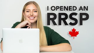 I Opened An RRSP My Registered Retirement Savings Plan Investment Strategy [upl. by Harimas]