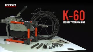 RIDGID Segmentveermachine K60 [upl. by Luby225]