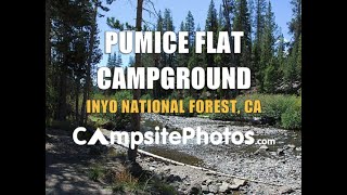 Pumice Flat Campground Inyo National Forest California [upl. by Llezniuq]