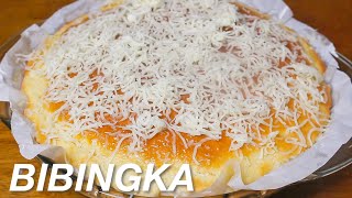 EASY BIBINGKA RECIPE SOFT AND CHEESY BIBINGKA  CHRISTMAS DISH  PANG NEGOSYO [upl. by Bonne]