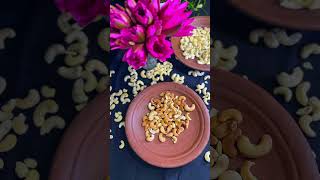 Roasted Cashew Nuts😍kaju snacks cashewrecipe shorts easysnacks 100kviews [upl. by Sharman]