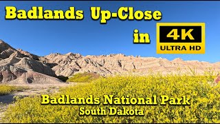 Badlands UpClose in 4K  Badlands National Park [upl. by Gianna]