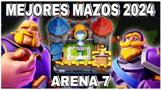 Los MEJORES MAZOS para la ARENA 7  ARENA REAL 2024 [upl. by Dorry166]