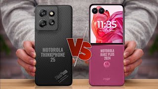 Motorola ThinkPhone 25 vs Motorola Razr Plus 2024 ⚡ Full comparison [upl. by Drofub]