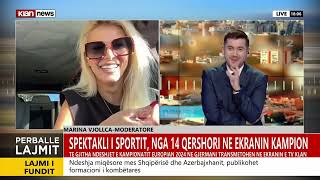 31 mbrëmje sporti në Tv Klan Marina Vjollcatifozëve Jeni të gjithë të mirëpritur [upl. by Yornek490]