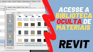 BIBLIOTECA OCULTA DE MATERIAIS REVIT [upl. by Christin586]