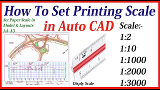 Set Printing Scale in Auto CADVery Simple [upl. by Joung]