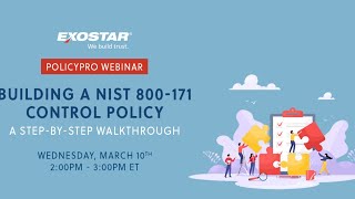 Building a NIST 800171 Control Policy A StepbyStep Walkthrough [upl. by Aynodal]