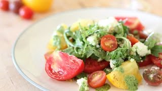 Heirloom Tomato Salad Recipe [upl. by Abramo]