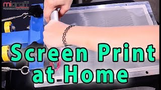 How to Screen Print at Home MiScreen  Digital Screen Maker [upl. by O'Donovan]