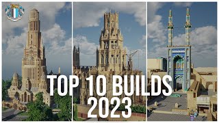 Top 10 Minecraft Builds  2023 Edition [upl. by Mcnair]