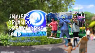 Dreamworks LandUniversalOrlandoAnnual PassHolder Preview  Trollcoaster Shrek KungFu Panda amp More [upl. by Imij]