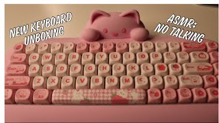 ASMR Unboxing New Keyboard No Talking [upl. by Varion]