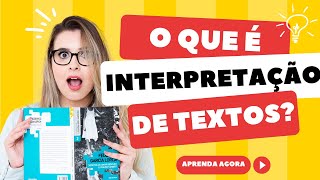 COMO FAZER A INTERPRETAÇÃO DE UM TEXTO  Professora Pamba [upl. by Eener905]