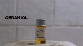 How to extract geraniol from an insect repellent [upl. by Nomelihp349]