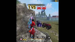 1 VS 🚘🚘 xyzgamerff freefire brrank [upl. by Elmer669]