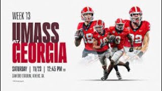 Uga vs umass preview [upl. by Pokorny886]