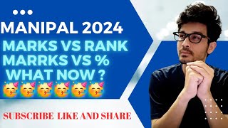 MANIPAL MARKS VS RANK 2024  WHAT TO DO NOW RESULT ANNOUNCED  WHAT ARE POSSIBILITIES IN 2024 [upl. by Meridel]