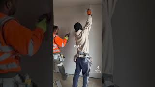 In UK 🇬🇧 How we do Drywall in complete room [upl. by Fancy]