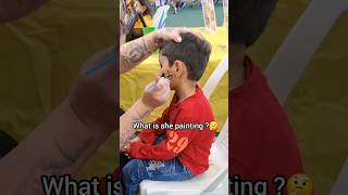 Face painting🙎‍♂️🎨🖌🤗 shotrs  ytshorts facepainting [upl. by Rafferty]