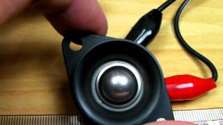 test SONY Piezo Speaker unit 14mm Dome Tweeter [upl. by Haran]