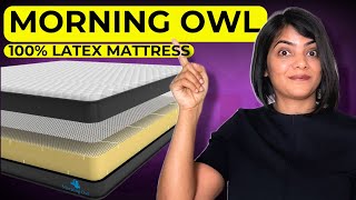 Morning Owl Natural Latex Mattress  Latex mattress pros and cons  Better than memory foam [upl. by Eserehs]