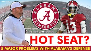 5 MAJOR Problems With Alabama Football’s Defense Through CFB Week 7  Kane Wommack On The Hot Seat [upl. by Gianna]