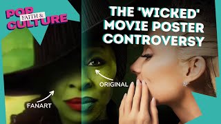 Understanding the Wicked Movie Poster Controversy Faith and Pop Culture Clips [upl. by Haiacim751]