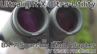 BA7 Sparrow Overview  Ultralight Binocular Tripod Mount [upl. by Anelrats]