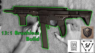 Build Overview  131 High Torque  T238 Brushless Airsoft Build  Specna Arms XSeries [upl. by Ykcul]