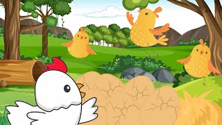 Chicken Counting Song for Kids  Learn Numbers 110 with Fun Egg Counting [upl. by Gorrian]