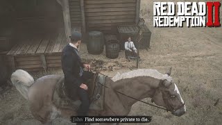 John Antagonizing Sick People In Armadillo  RDR2 [upl. by Nevet52]