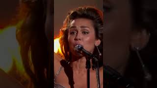 Miley Cyrus Performs Flowers at the Grammys [upl. by Maloney287]