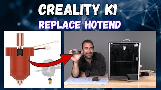 How to replace the Creality K1 Hotend Install the newest version AKA quotCeramic Heating Block Kitquot [upl. by Alleuol176]