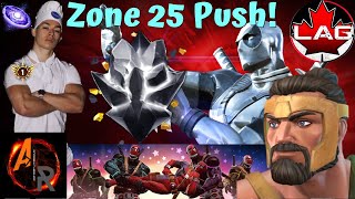 New Incursions Zone 25 Push With AndrewTheRuff Ascended Hercules 7 Incursion Crystal  MCOC [upl. by Burget]