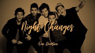 One Direction  Night Changes Lyric Video [upl. by Anyzratak670]