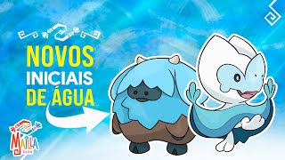 NOVOS INICIAIS DE ÁGUA DO MEU NOVO JOGO POKÉMON [upl. by Gabel88]