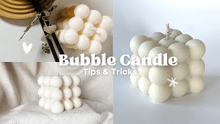 Bubble candle tutorial how to make the perfect bubble candle  Wick Wax [upl. by Akiraa922]