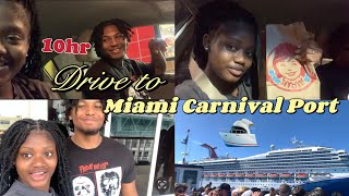 10 Hr Drive to Miami Carnival Port ❤️🛳️ [upl. by Akirat]